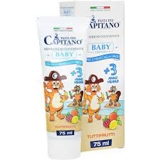 Капитано CARE PRODUCTS Captaino children`s toothpaste TUTTIFRUTTI 75ml